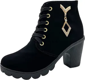 SBGMoSJ Ankle Boots for Women No Heel Wide Width Booties for Women Low Heel Ankle Boots for Women Size 9.5 Wide Womens Fall Ankle Boots Low Heel Womens Western Boots Wide Width