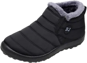 SBGMoSJ Short Winter Boots Extra Wide for Women Waterproof Snow Non Slip Winter Boots Waterproof Fashion Winter Boots for Women 2023 Womens Waterproof Boots Botas De Invierno Para Mujer Con Tacones