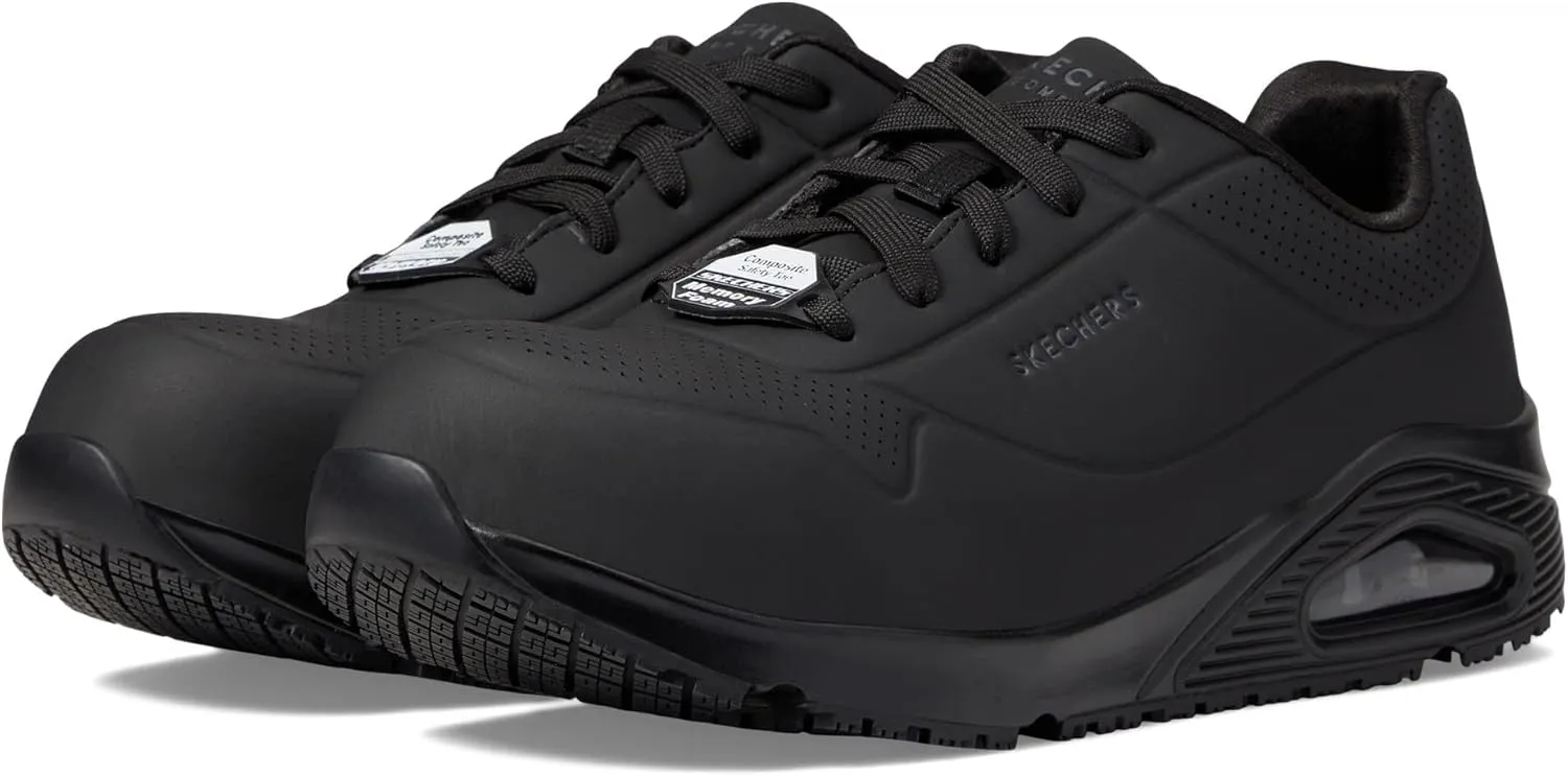 Skechers Women's Uno Sr-Deloney Comp Toe Industrial Shoe