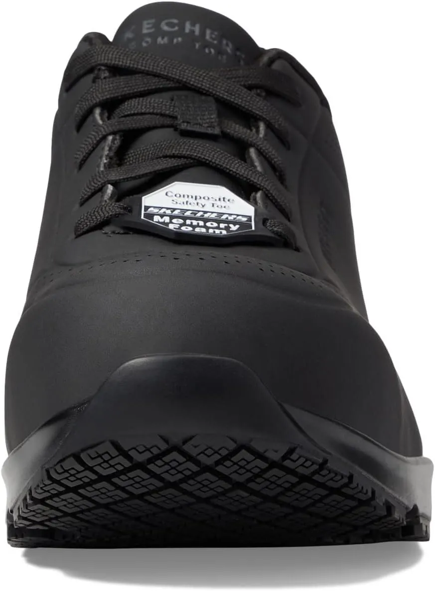 Skechers Women's Uno Sr-Deloney Comp Toe Industrial Shoe