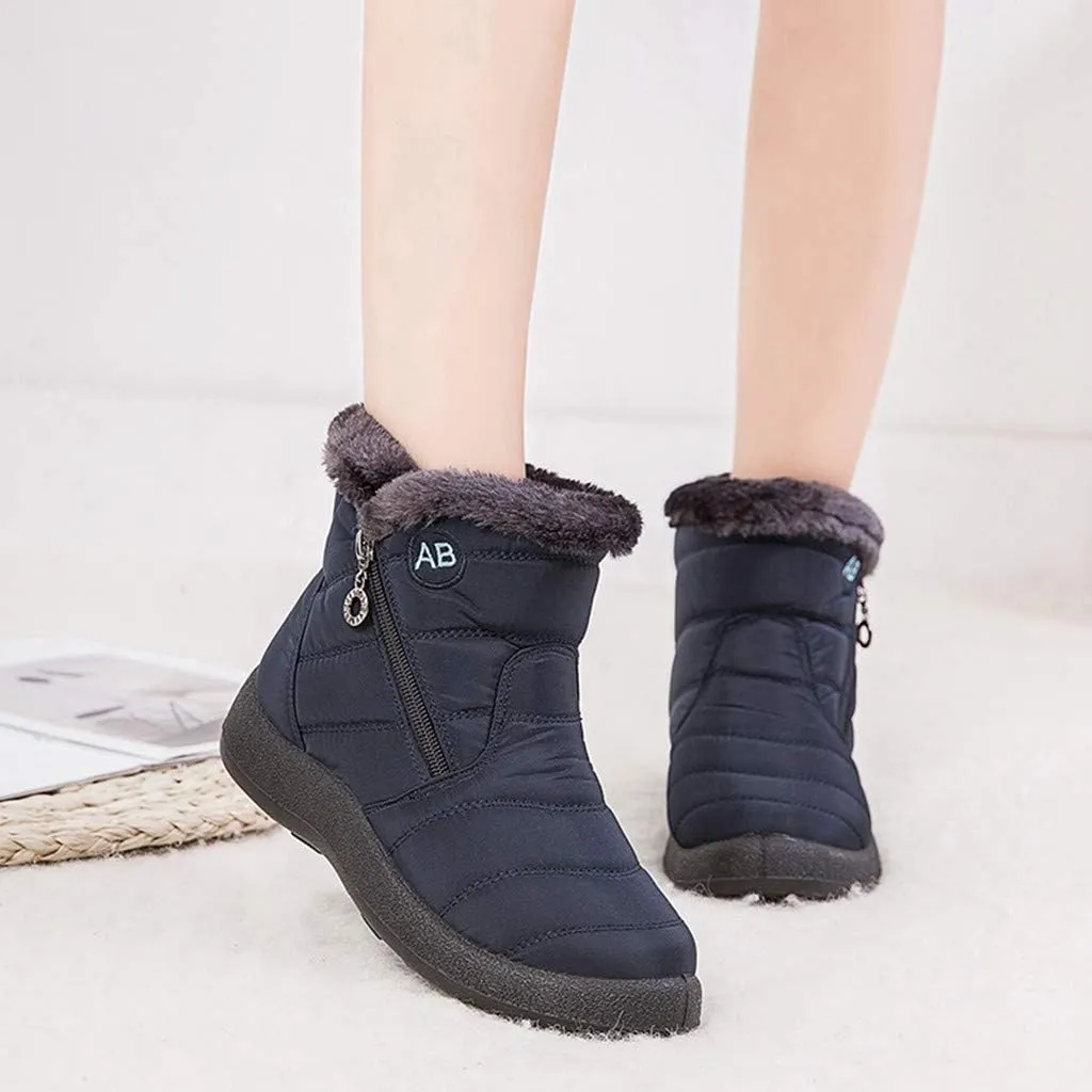 Snow Boots for Women Wide Calf Winter Boots Women Waterproof Snow Boots Womens Waterproof Winter Boots for Women Size 11 To 12 Tall Winter Boots for Women Fashion