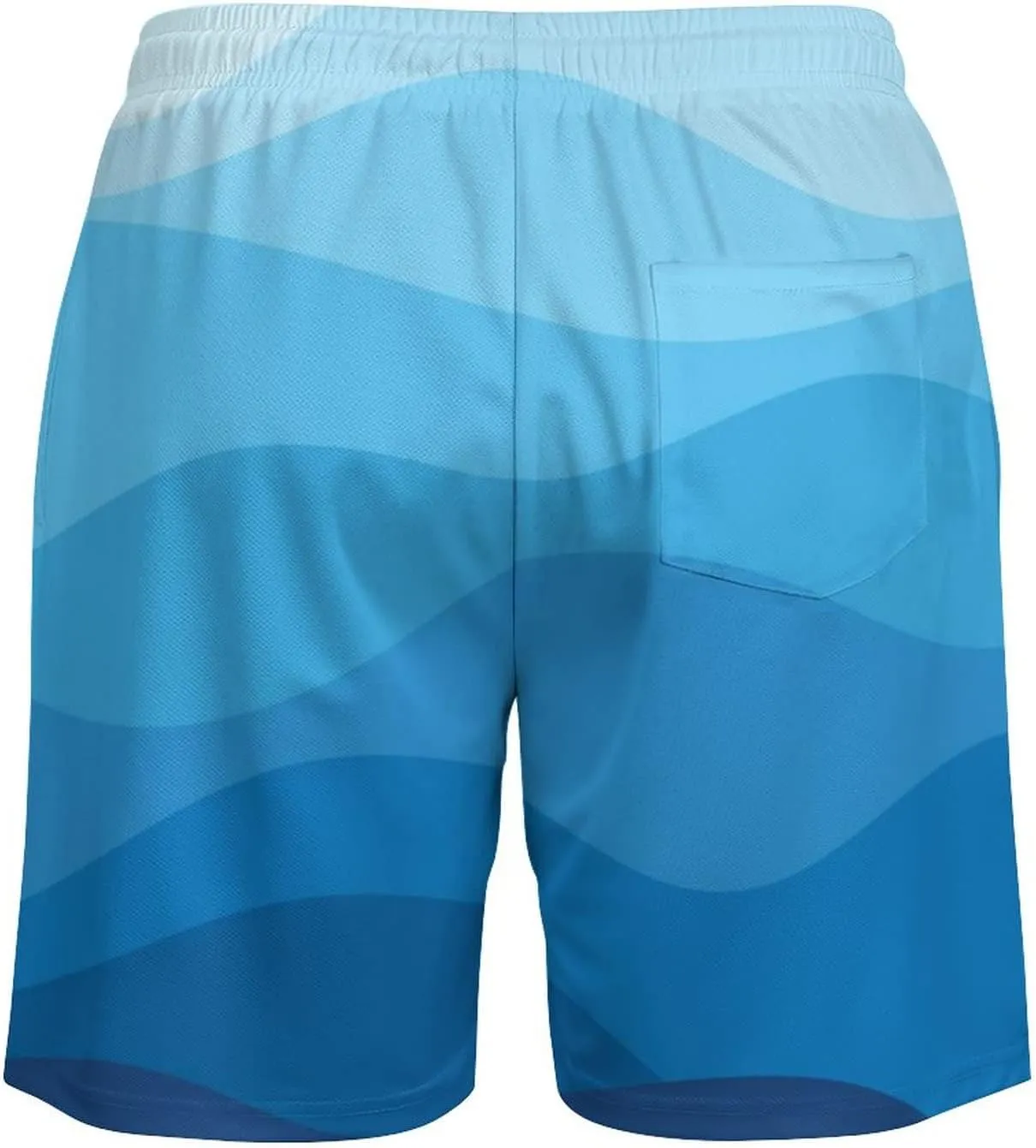 Soccer Ball on Fire Mens Quick Dry Swim Trunks Board Shorts with Compression Liner and Pockets