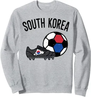 South Korea Soccer Ball Shoes Football Fan Men Women Kids Sweatshirt