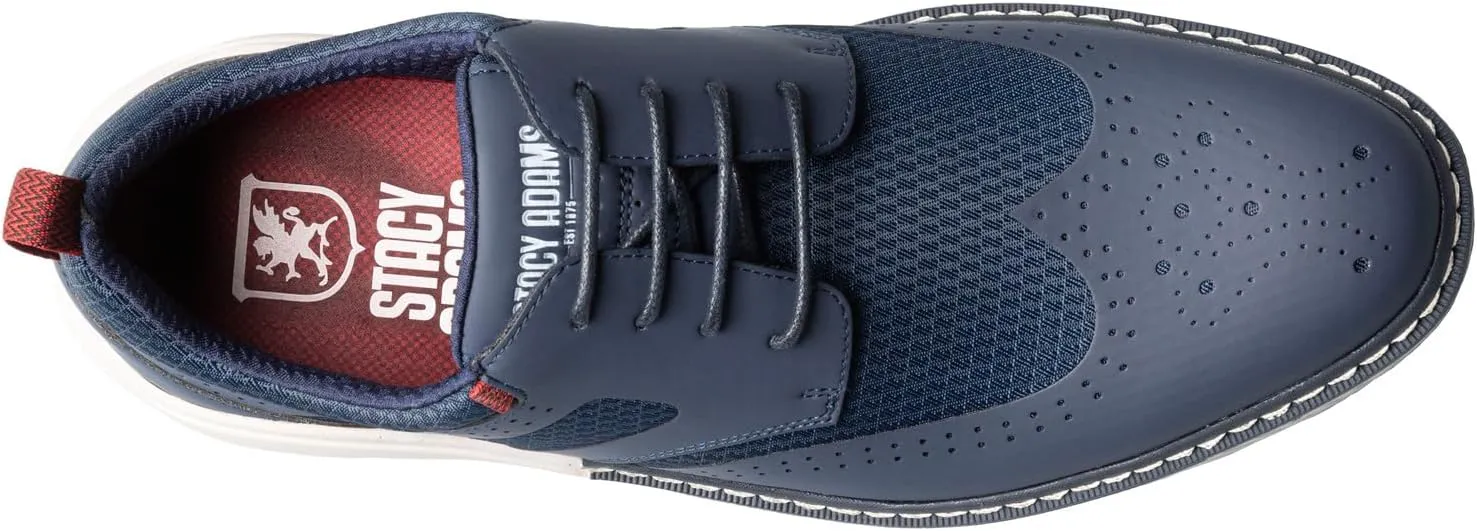 STACY ADAMS Men's Beckham Wingtip Sneaker Oxford