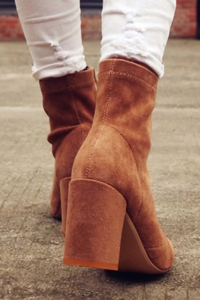 Suede Ankle Boots