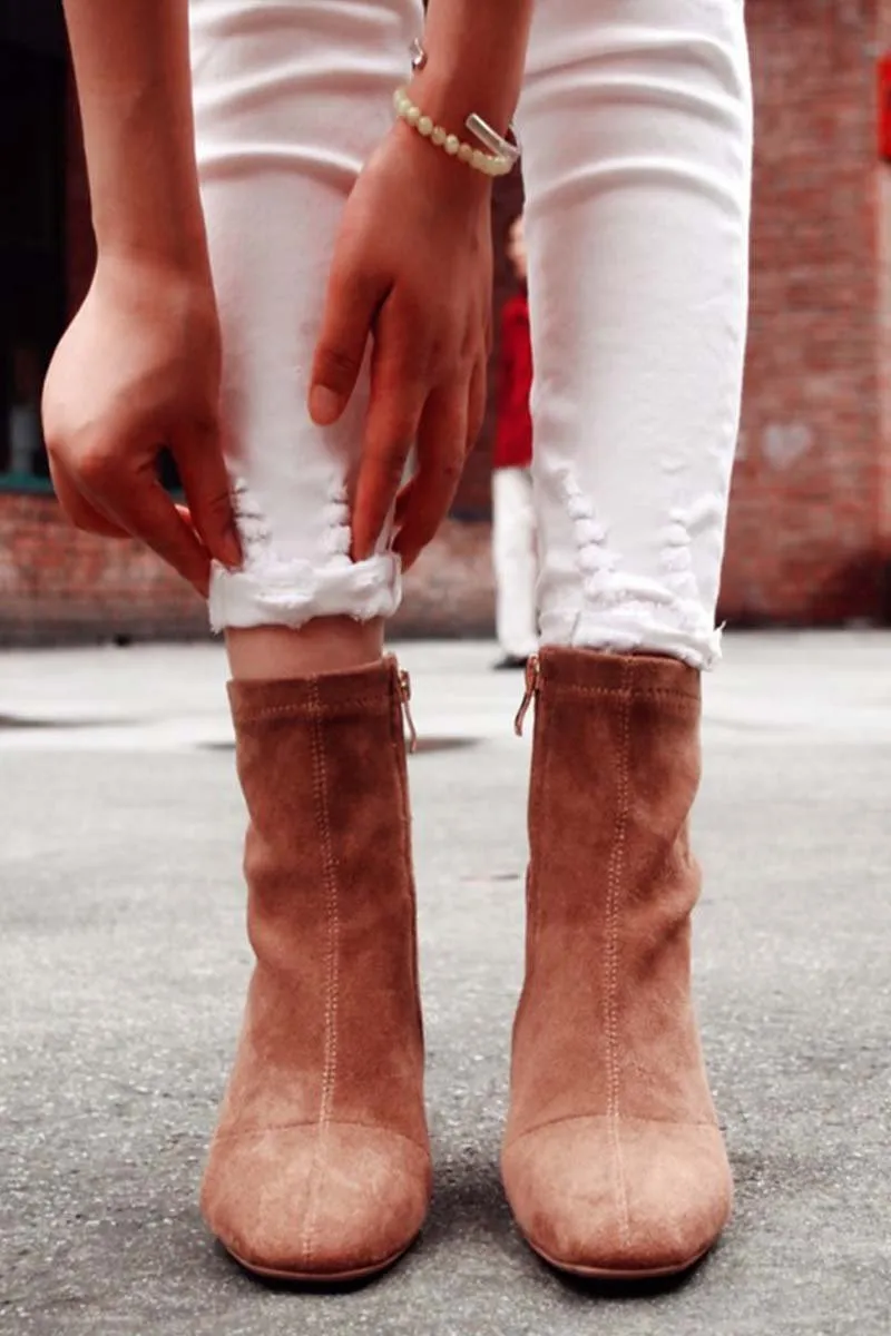 Suede Ankle Boots