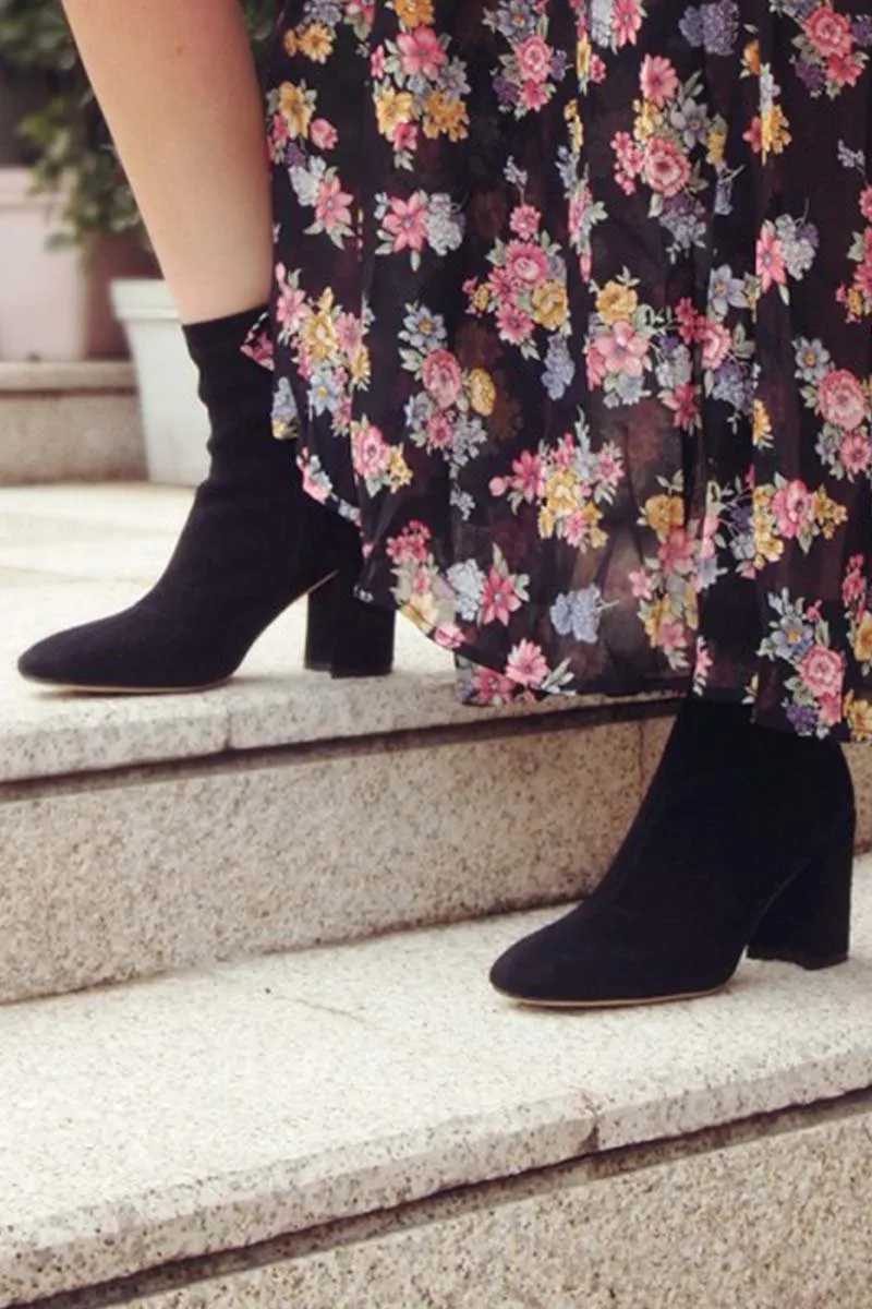 Suede Ankle Boots