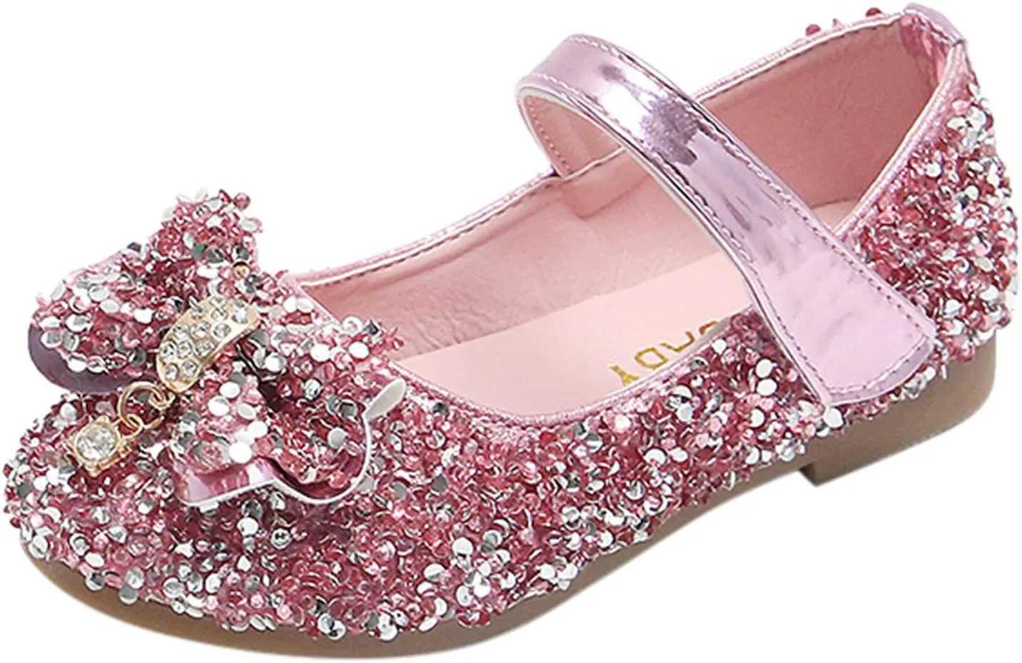 Tennis Shoes Little Boys Toddler Sandals Bow Shoes Crystal Kids Girls Princess Non-Slip Shoes Fashion Baby Shoes Shoes for Toddlers