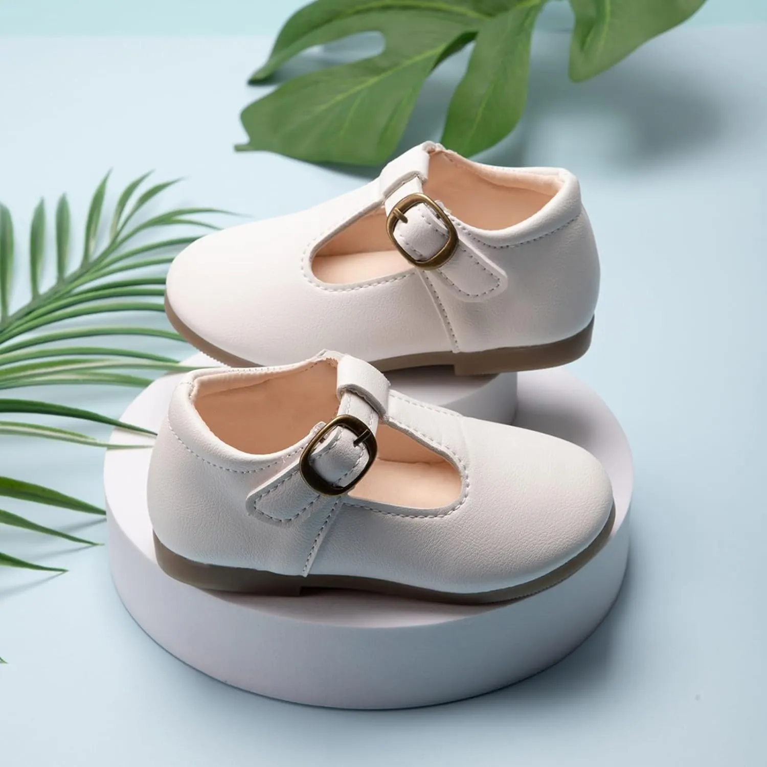 Toddler Boys Girls Dress Shoes Comfort ??xford Shoes Wedding Church Dress Shoes Lace Up School Loafer ??lats