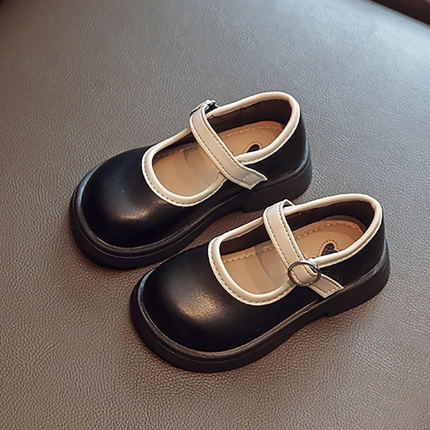 Toddler Girls Mary Jane Dress Shoes Flower Girl Shoes Little Girls School Flat?? for Wedding Part?? Shoes