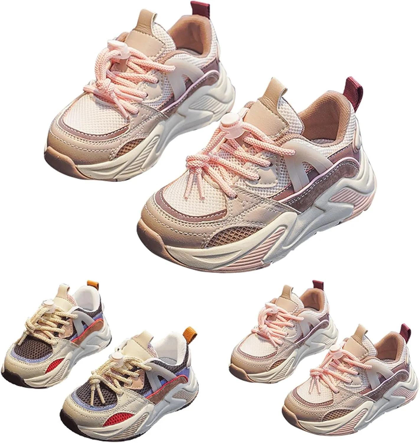 Toddler Shoes Boys Girls Breathable Tennis Running Shoes Athletic Sport Fashion Sneakers Kids Slip on Shoes