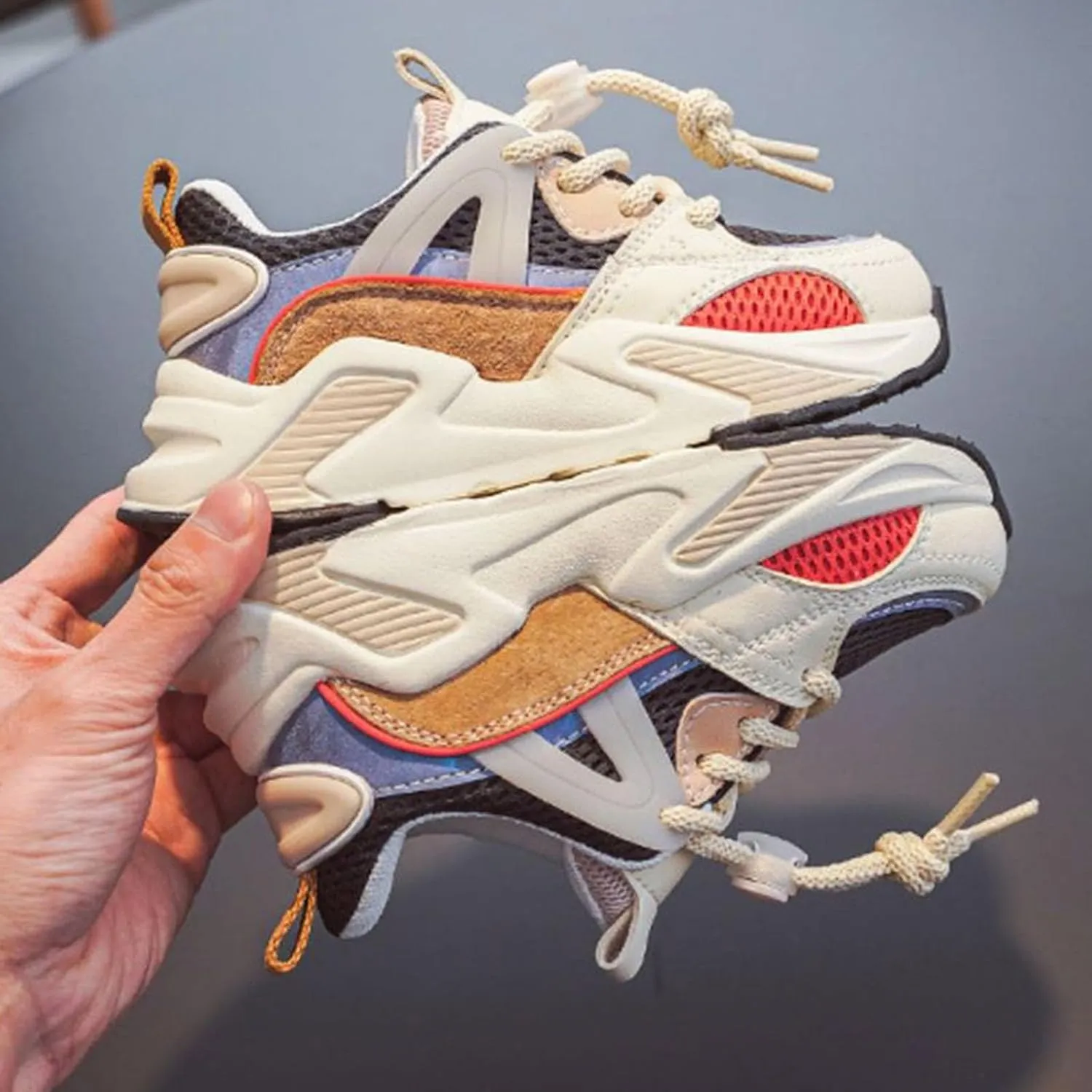 Toddler Shoes Boys Girls Breathable Tennis Running Shoes Athletic Sport Fashion Sneakers Kids Slip on Shoes
