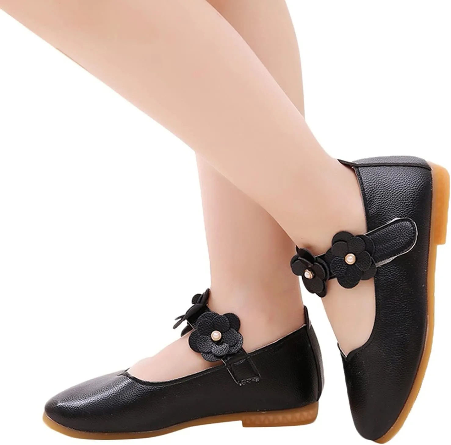Toddler/??ittle Kids Girls ??ngela Dress Mary Jane Ballet ??lats Flower Girls' Wedding Party Ballerina Dance Shoes