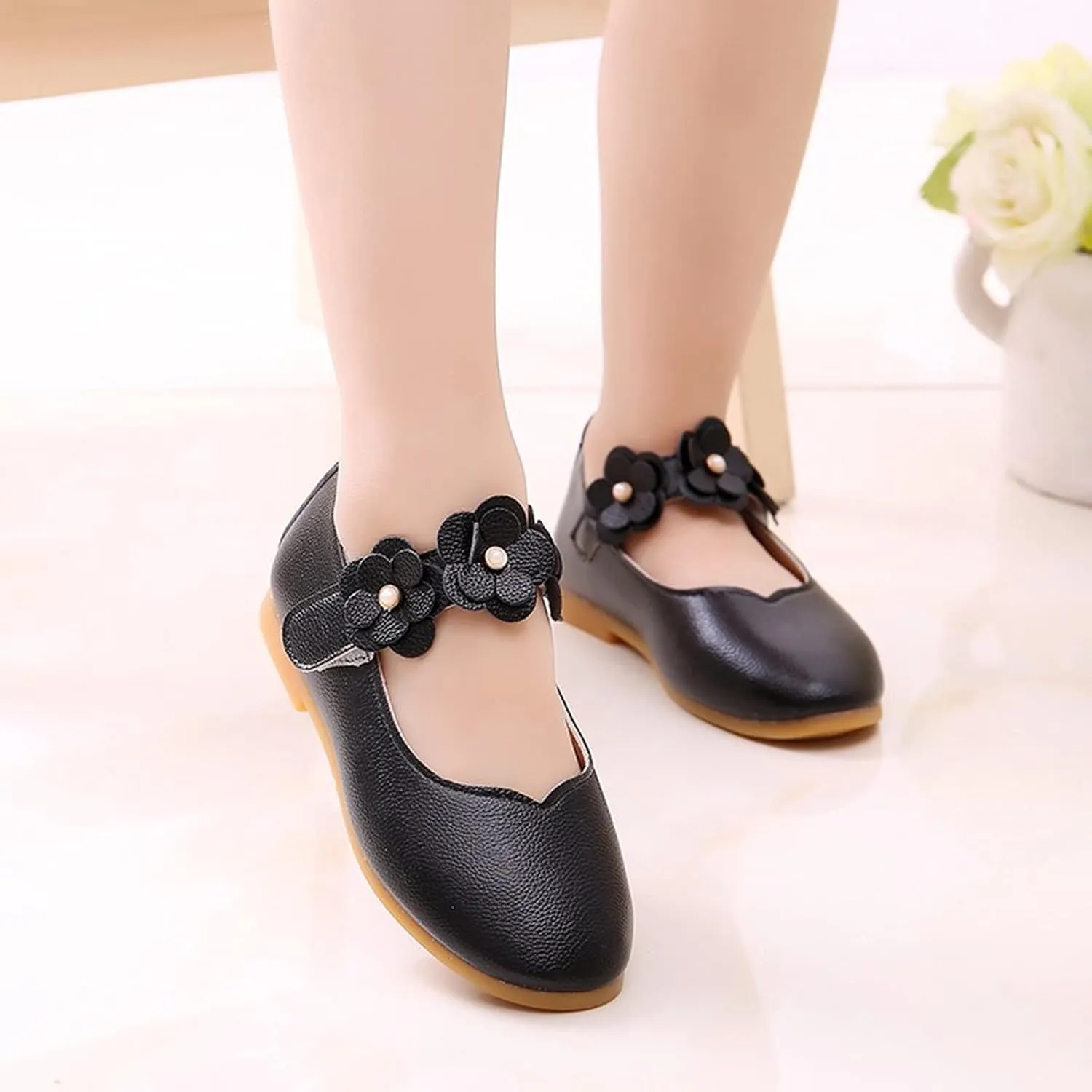 Toddler/??ittle Kids Girls ??ngela Dress Mary Jane Ballet ??lats Flower Girls' Wedding Party Ballerina Dance Shoes