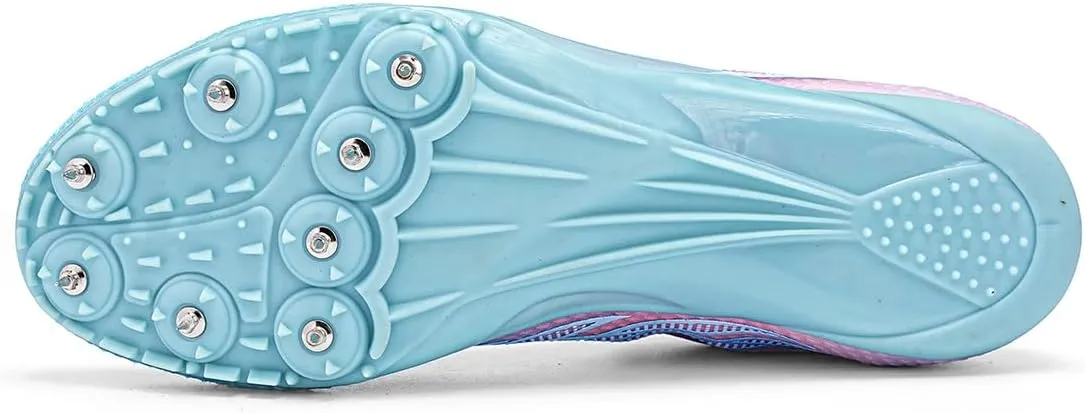 Track and Field Shoes for Men Women 8 Spikes Boys and Girls Kids Running Racing Shoes