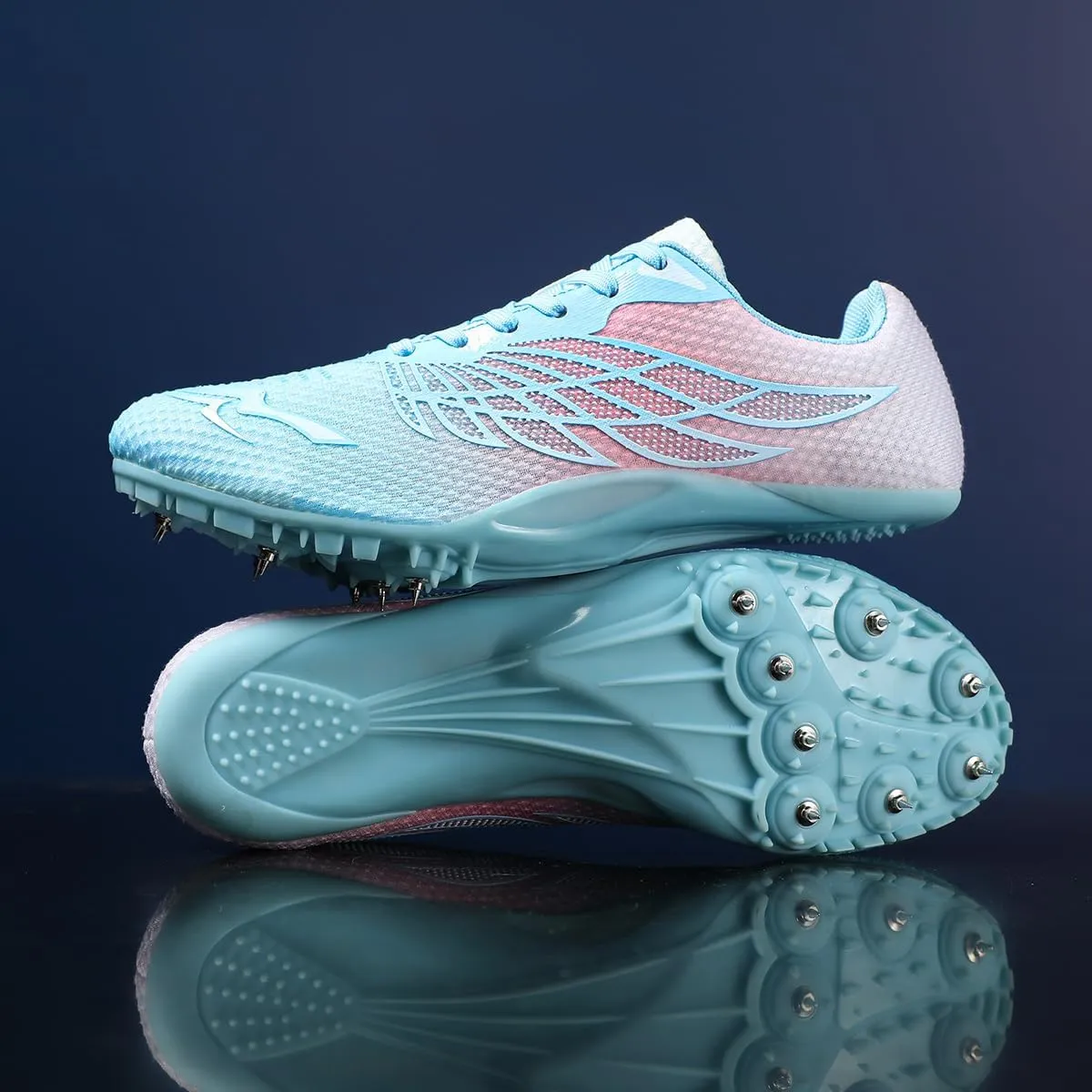 Track and Field Shoes for Men Women 8 Spikes Boys and Girls Kids Running Racing Shoes