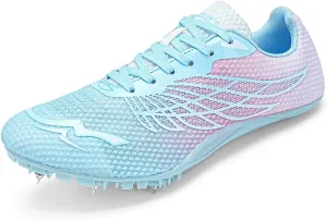 Track and Field Shoes for Men Women 8 Spikes Boys and Girls Kids Running Racing Shoes