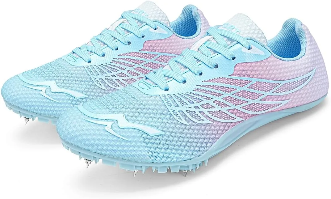 Track and Field Shoes for Men Women 8 Spikes Boys and Girls Kids Running Racing Shoes