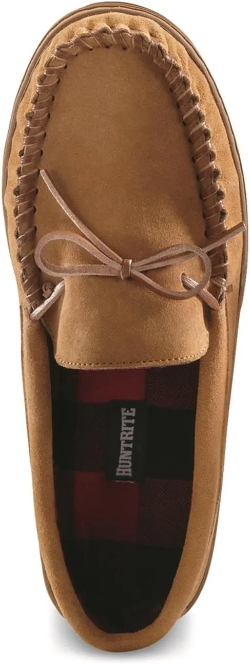 Trapper Men??s Moccasins Shoes, Indoor and Outdoor Leather Slippers
