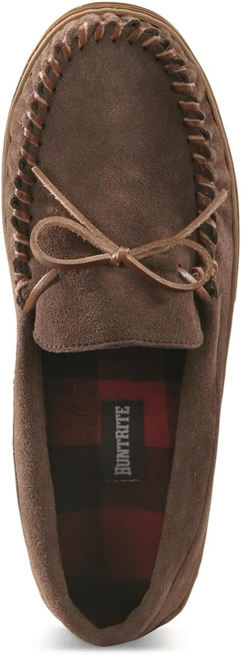 Trapper Men??s Moccasins Shoes, Indoor and Outdoor Leather Slippers