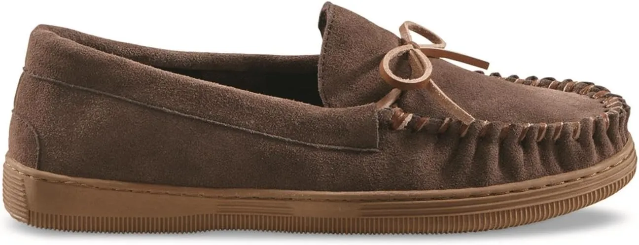 Trapper Men??s Moccasins Shoes, Indoor and Outdoor Leather Slippers