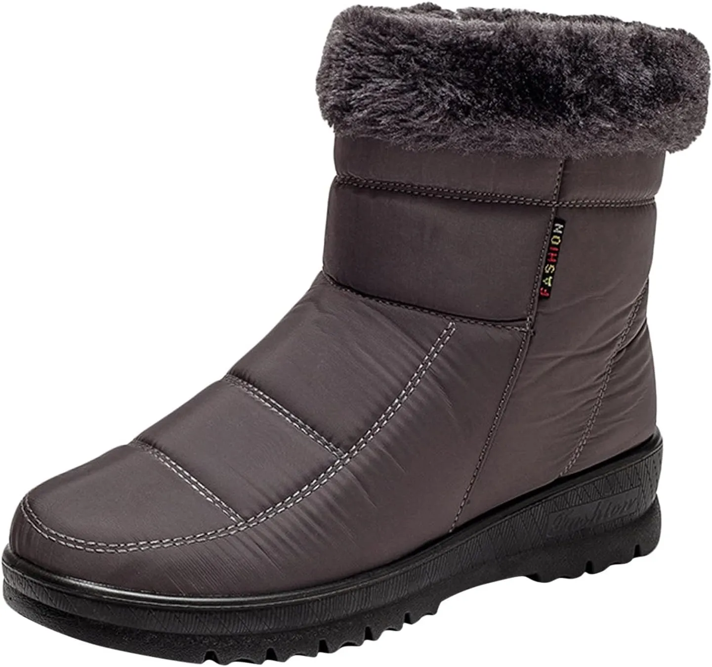 Waterproof Winter Boots Women Wide Width Winter Snow Boots for Women Size 12 Fur Lined Mid Calf Winter Boots Women Womens Rubber Boots Waterproof Size 11 Botas Termicas Para Mujer Con Casquillo