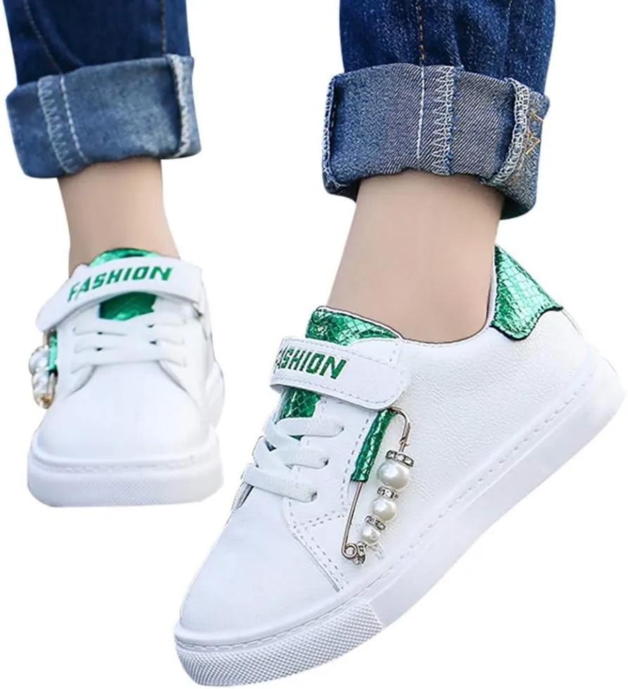 White Shoes Kids Boys Girls Shoes Antiskid Tennis Sneakers Outdoor Casual Toddler Shoes Running Shoes