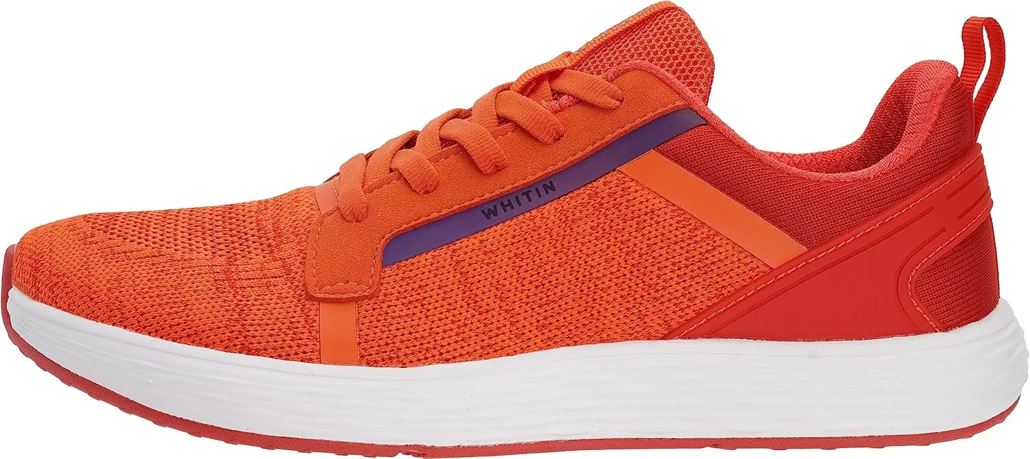 WHITIN Men's Wide Toe Box   Zero Drop Sole Road Running Shoes | Rubber Outsole