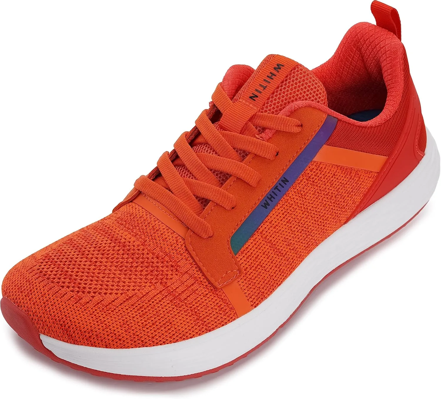 WHITIN Men's Wide Toe Box   Zero Drop Sole Road Running Shoes | Rubber Outsole