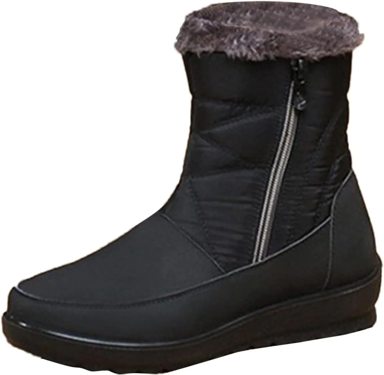 Winter Boots for Women Wide Width 11 Womens Black Snow Boots Winter Boots Women Size 8 Waterproof Zapatos Para La Nieve De Mujer Botas Contra El Agua Para Mujer