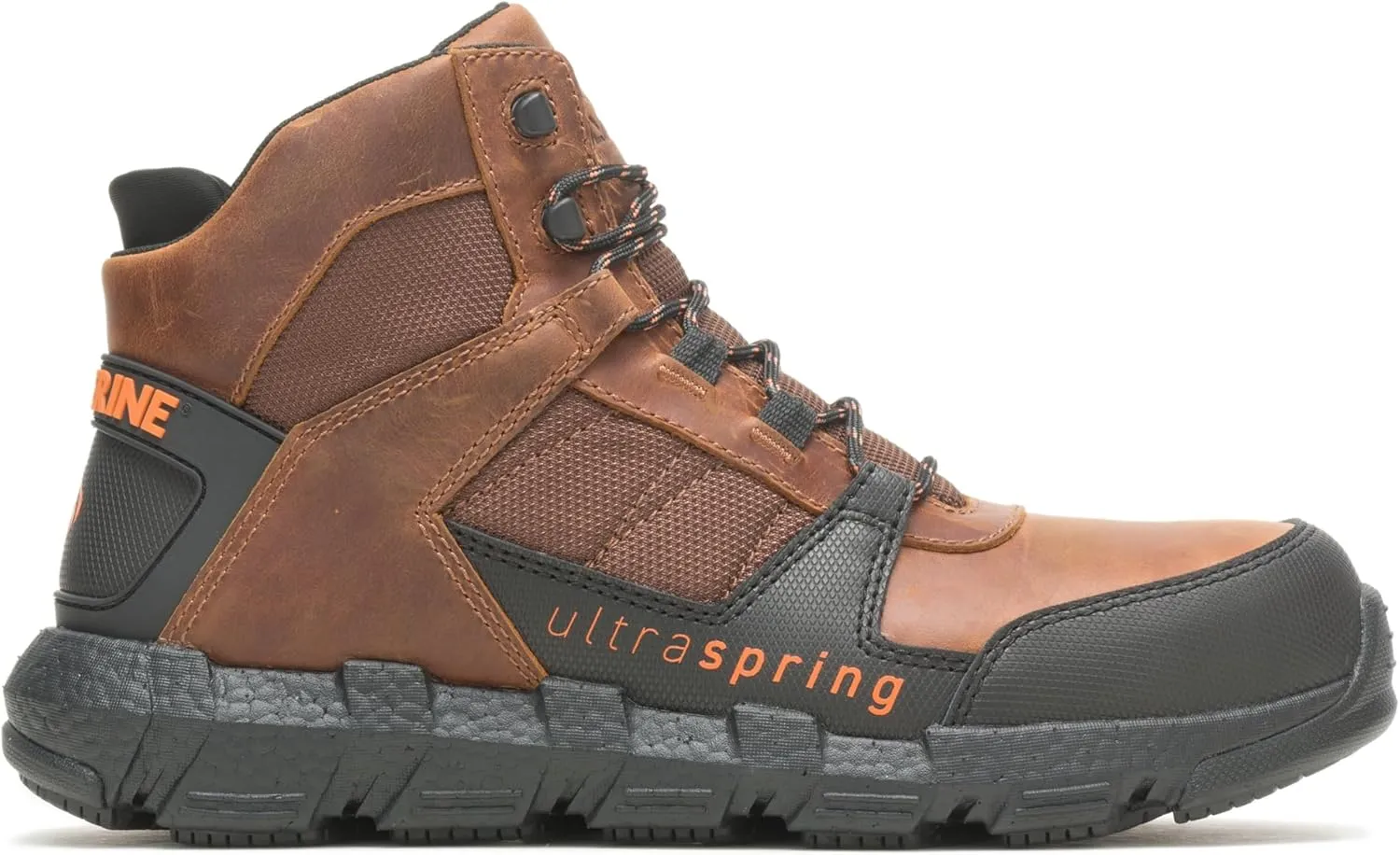 WOLVERINE Men's Rev Ultraspring DuraShocks CarbonMax Vent Mid Industrial Boot