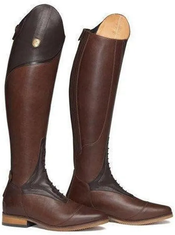 Women Equestrian Boots, Long Shaft Rear Zipper Knight Boots, Spring Autumn Fashion Horse Racing Riding shoes