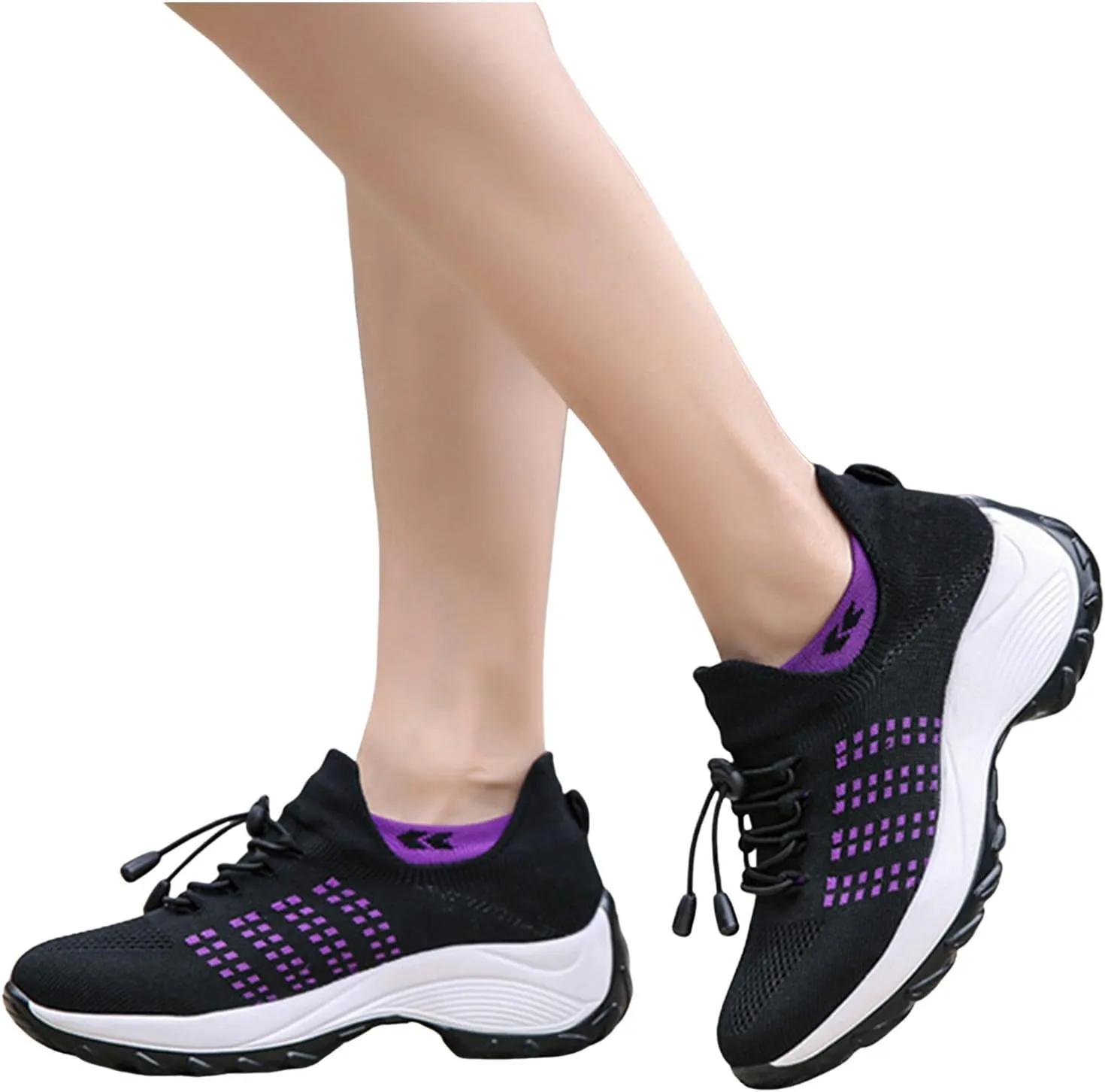 Women Tennis Running Shoes Walking Sneakers Orthopedic Quick Dry Lace Up Low Top Slip On Loafers Ladies Mesh Breathable Comfortable Soft Sole Shoe with Arch Support Footbed