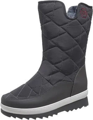 Women's Snow Boots Size 9 Wide Winter Long Boots for Women Waterproof Snow Boots Winter Women Women's Winter Booties Slippers Womens Winter Hiking Boots Waterproof