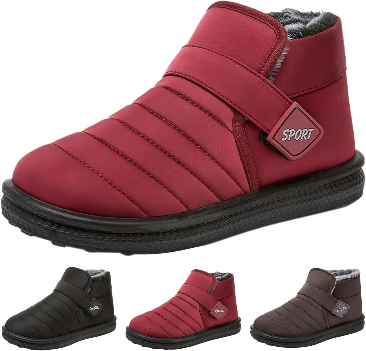 Womens Snow Boots Wide Width Waterproof Winter Boots for Men Waterproof Size 10 Warm Boots for Women Winter Barefoot Shoes Women Womens Size 7 Winter Boots Pink Cute of The Day