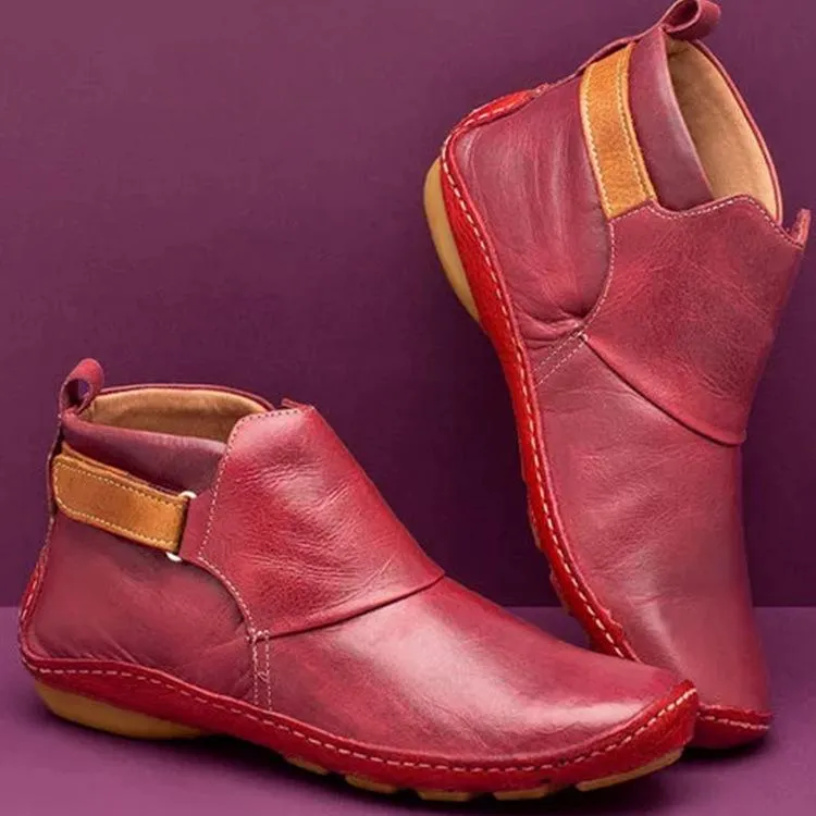 Women'S Vintage Casual Short Ankle Boots