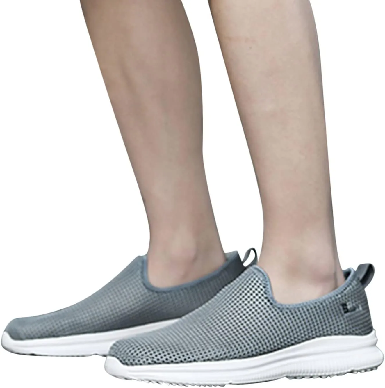 Women's Walking Shoes Cushion Comfortable Breeze Shoes Walking Shoes Women Arch Support Casual Shoes Slip On Wedge Sneakers Platform Tennis Shoe White Loafers