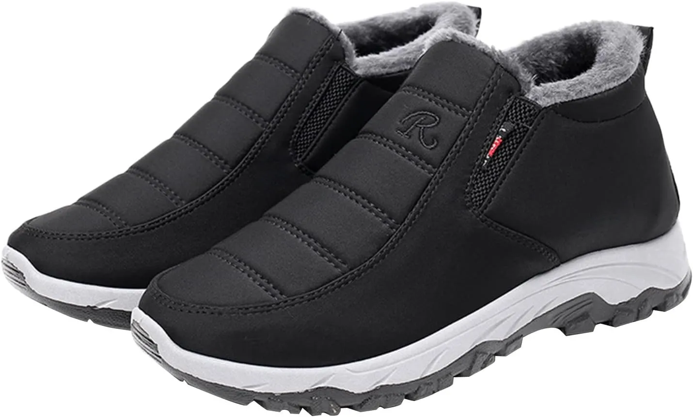 Women's Wide Width Go Snow Boots Womens Boots Winter Waterproof Tall Women's Snow Boots Size 12 Waterproof Comfortable Walking Boots Women Botas Con Casquillo Y Contra El Agua Para Mujer De Trabajo