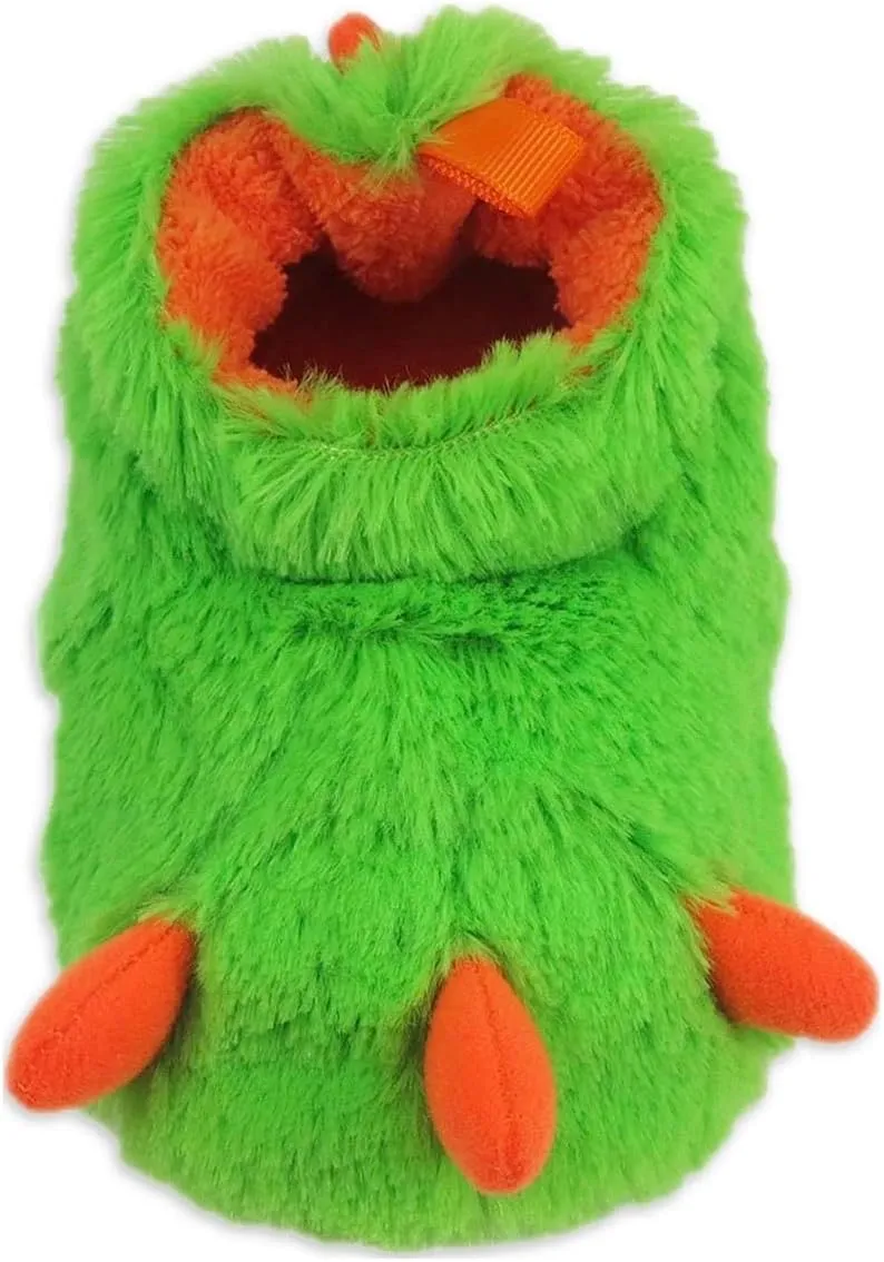 Wonder Nation Slippers for toddler - Rainbow Pink, Monster Green and Grey Size 2-5