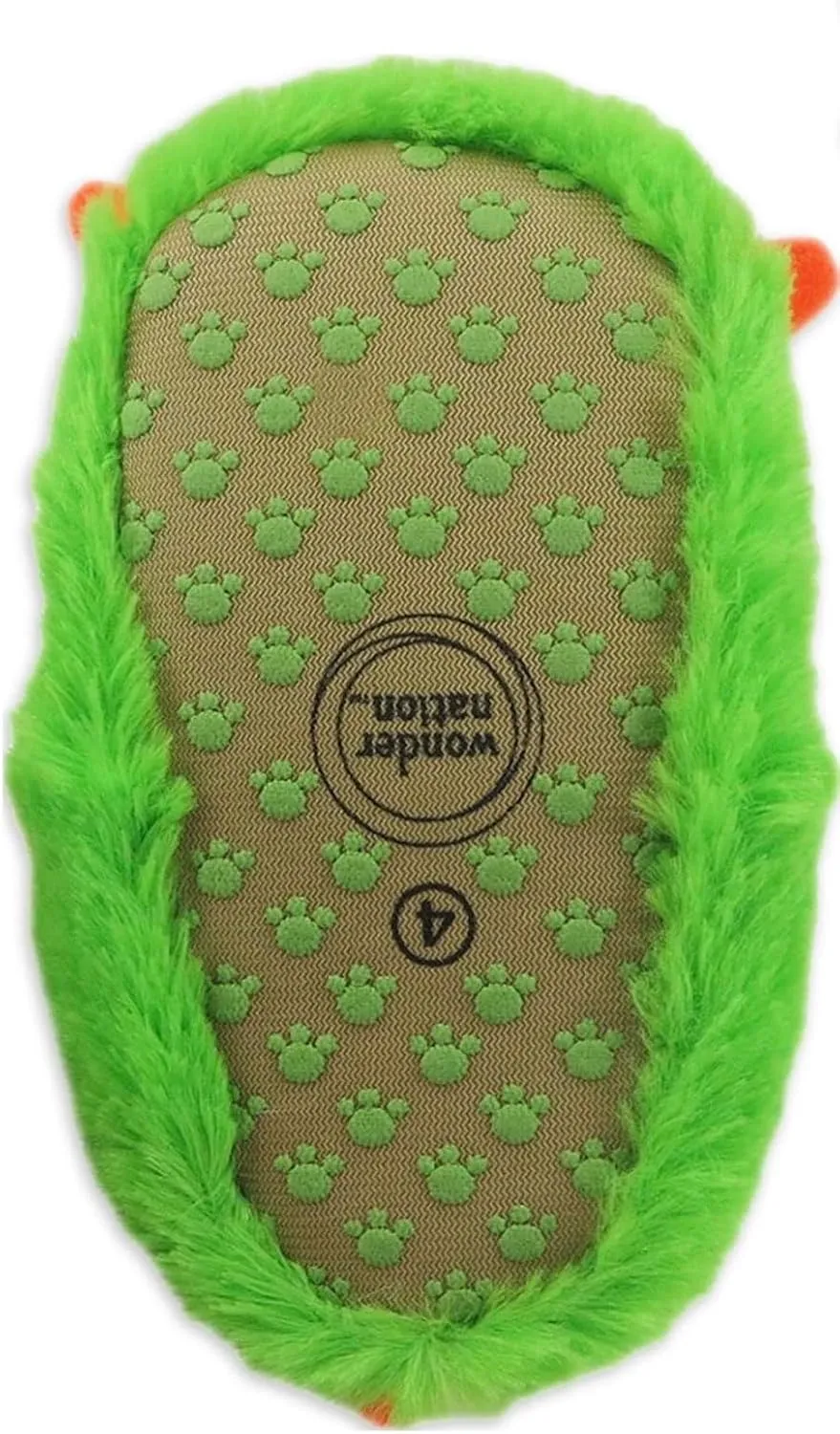 Wonder Nation Slippers for toddler - Rainbow Pink, Monster Green and Grey Size 2-5